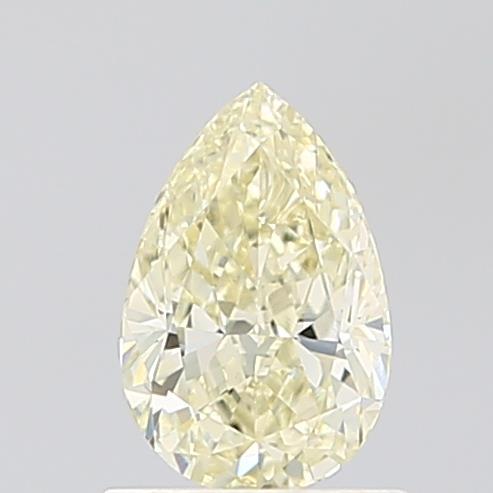 0.77 Ct. Fancy Light Yellow Pear Lab Grown Diamond