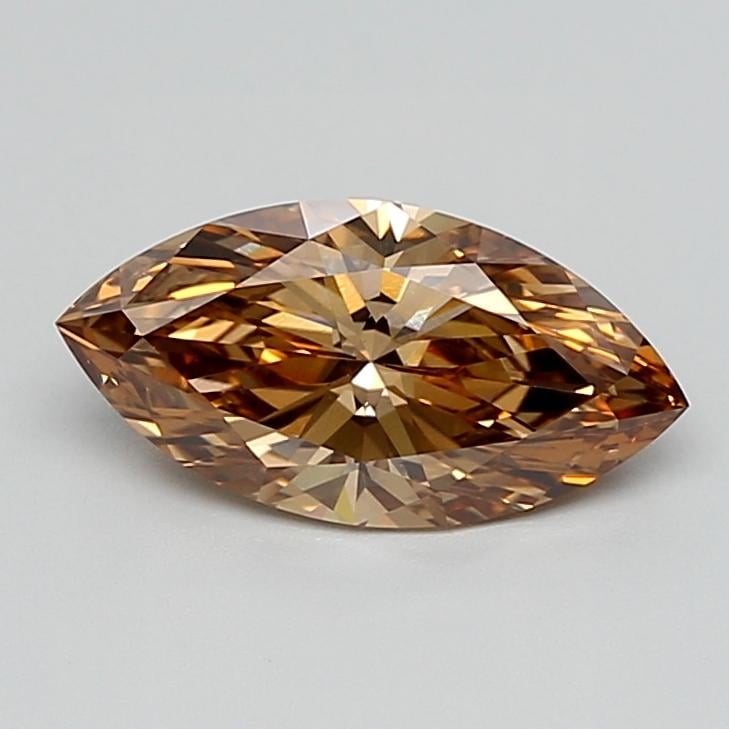 1.58 Ct. Fancy Light  Brown Marquise Lab Grown Diamond