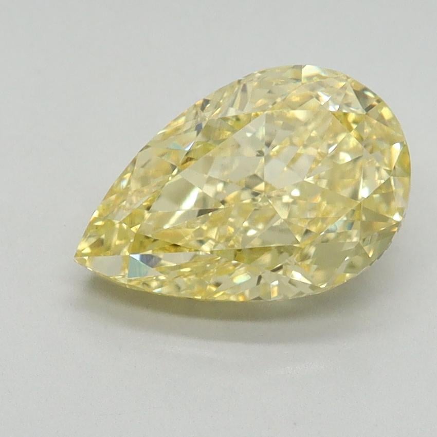 2.05 Ct. Fancy Intense Yellow Pear Lab Grown Diamond