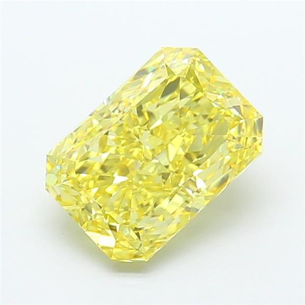3.52 Ct. Fancy Intense Yellow Radiant Lab Grown Diamond