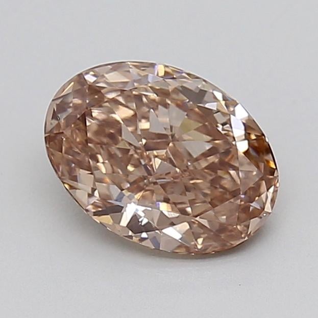 1.13 Ct. Fancy  Brown Oval Lab Grown Diamond