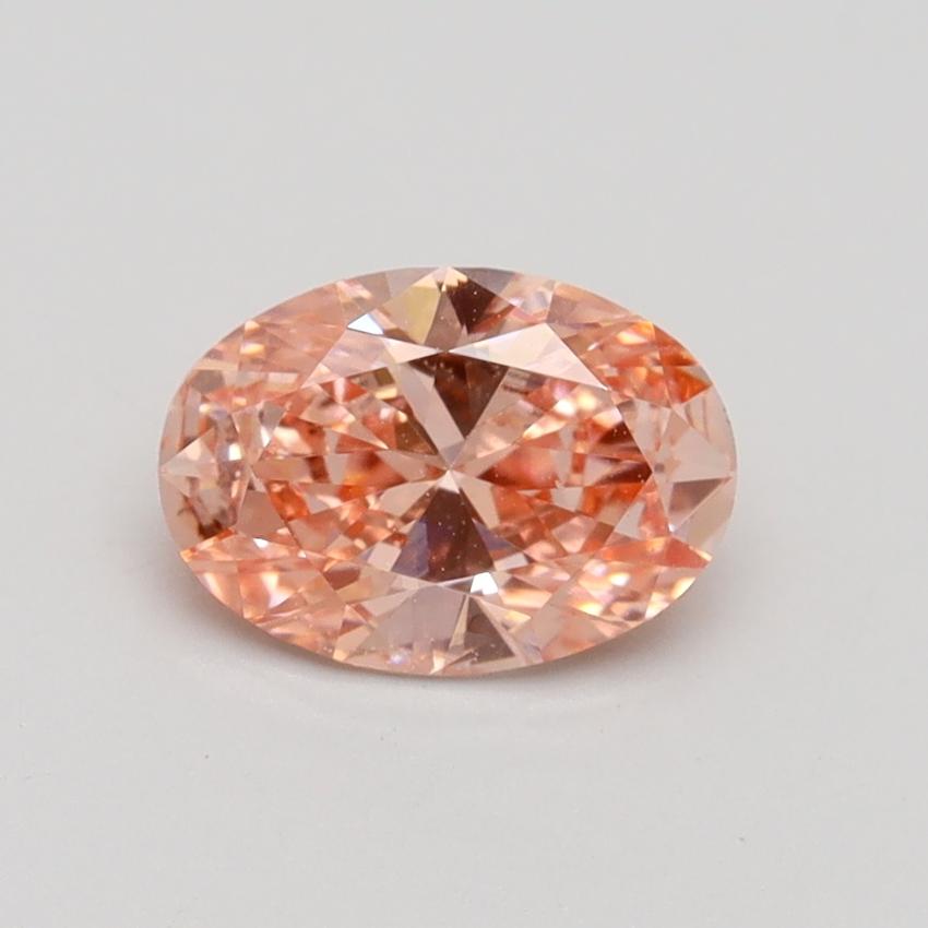 1.01 Ct. Fancy Intense Pink Oval Lab Grown Diamond