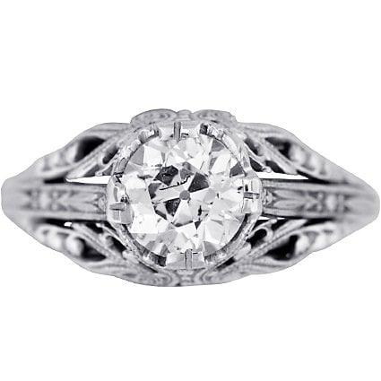 Art Nouveau Diamond Vintage Ring