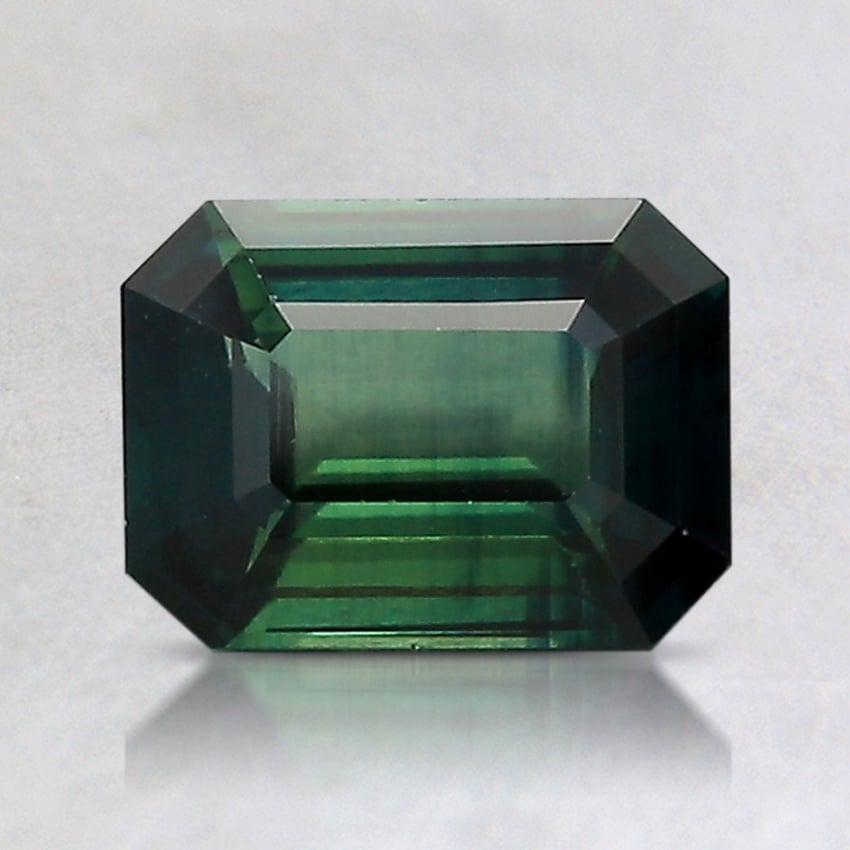 7.3x5.4mm Unheated Bi-Color Emerald Sapphire