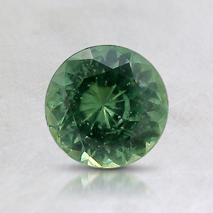 5.9mm Unheated Teal Round Montana Sapphire