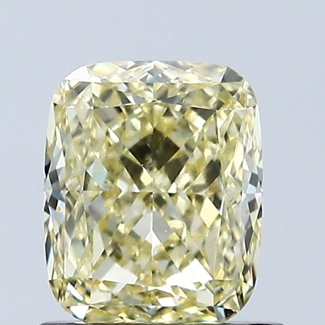 1.04 Ct. Fancy Intense Yellow Cushion Lab Grown Diamond