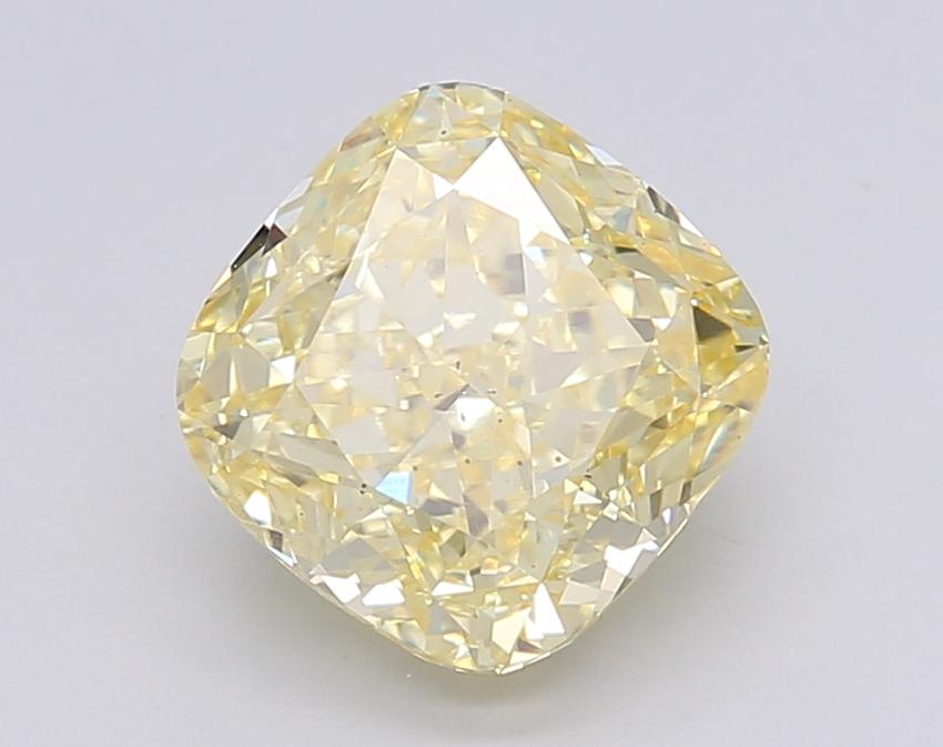 3.05 Ct. Fancy Intense Yellow Cushion Lab Grown Diamond