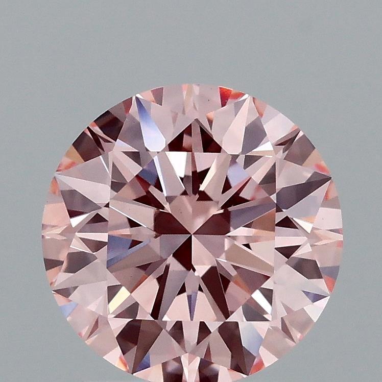 2.00 Ct. Fancy Vivid Pink Round Lab Grown Diamond