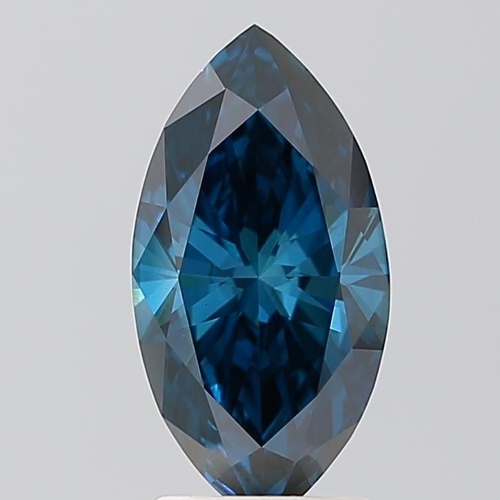 1.99 Ct. Fancy Vivid Blue Marquise Lab Grown Diamond