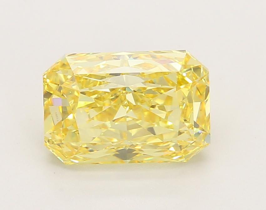 2.80 Ct. Fancy Vivid Yellow Radiant Lab Grown Diamond