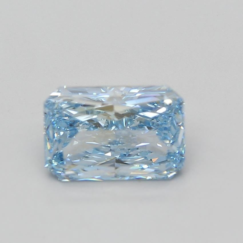 3.10 Ct. Fancy Vivid Blue Radiant Lab Grown Diamond