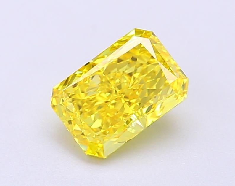 1.25 Ct. Fancy Vivid  Yellow Radiant Lab Grown Diamond