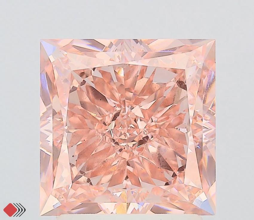 2.81 Ct. Fancy Vivid Pink Princess Lab Grown Diamond
