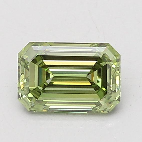 1.09 Ct. Fancy Vivid Green Emerald Lab Grown Diamond