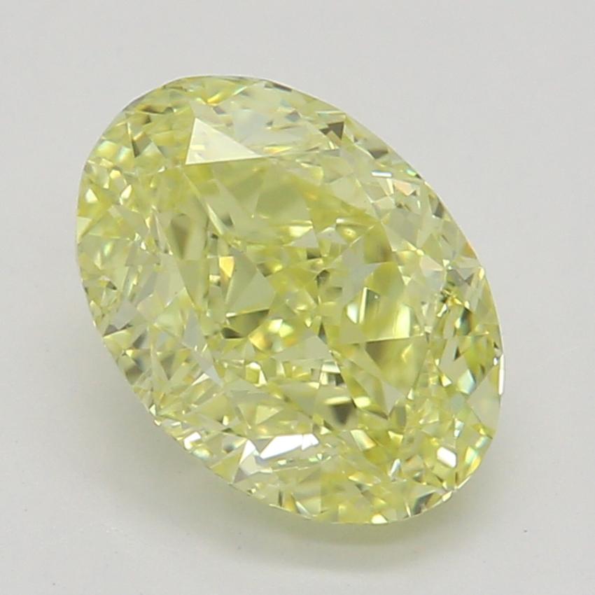 1.00 Ct. Fancy Intense Yellow Oval Diamond