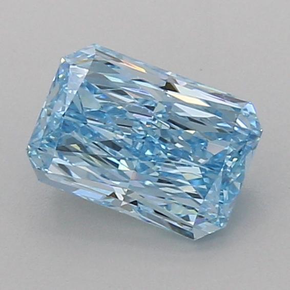 1.10 Ct. Fancy Vivid Blue Radiant Lab Grown Diamond