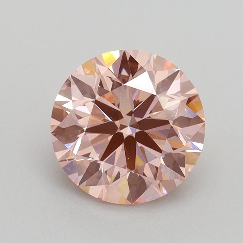 1.70 Ct. Fancy Intense Pink Round Lab Grown Diamond