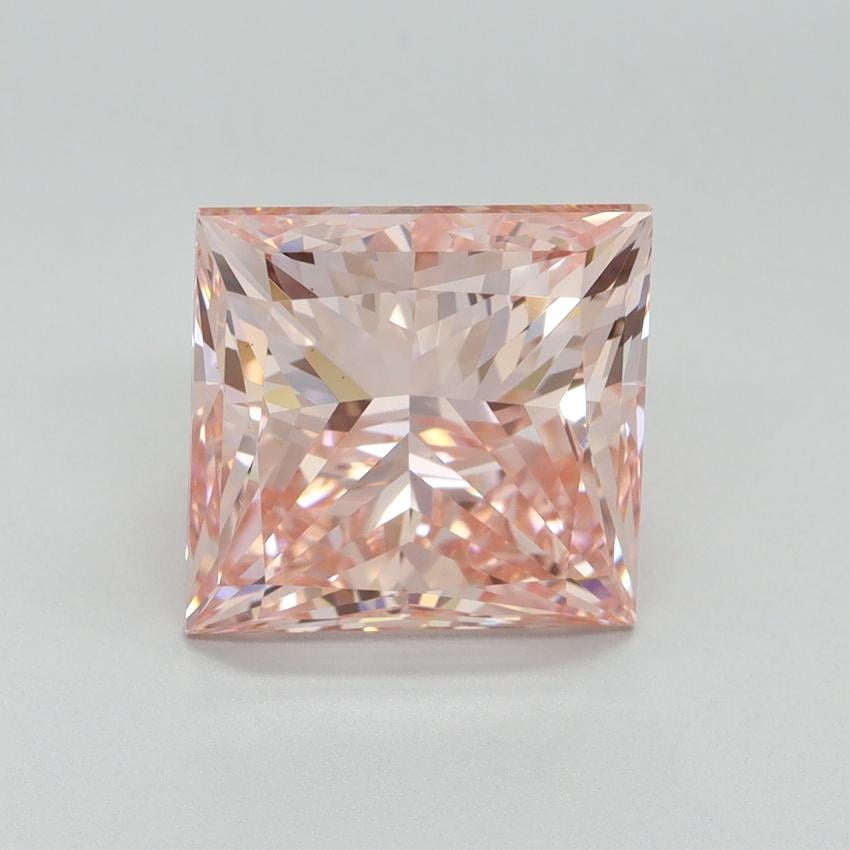 5.09 Ct. Fancy Intense Pink Princess Lab Grown Diamond