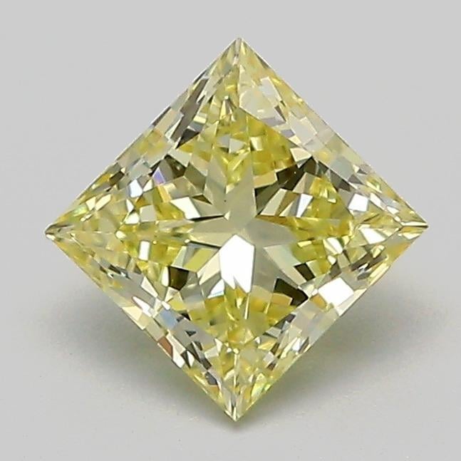 1.03 Ct. Fancy Light  Yellow Princess Lab Grown Diamond