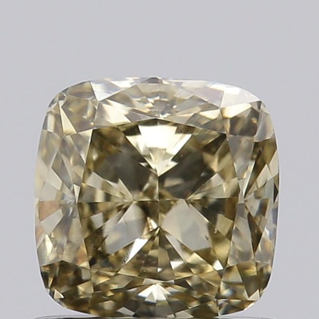 0.81 Ct. Fancy Light Yellow Cushion Lab Grown Diamond