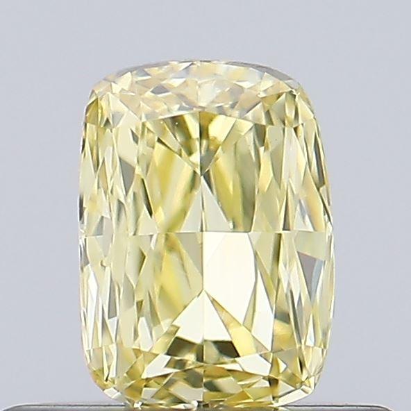 0.38 Ct. Fancy Yellow Cushion Lab Grown Diamond