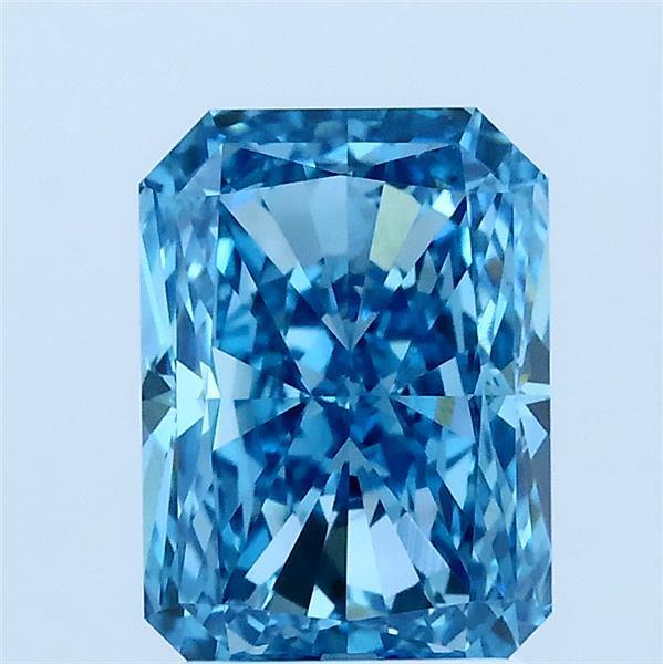 2.01 Ct. Fancy Blue Radiant Lab Grown Diamond