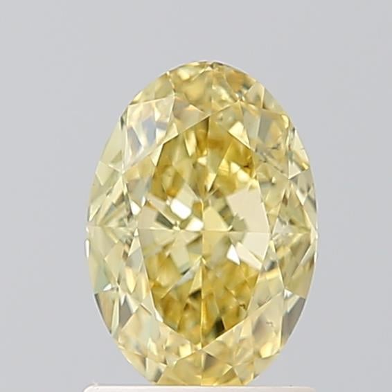 1.51 Ct. Fancy Intense Yellow Oval Lab Grown Diamond