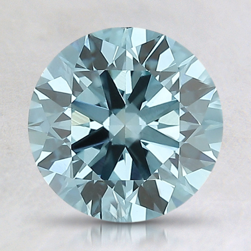2.01 Ct. Fancy Intense Blue Round Lab Created Diamond