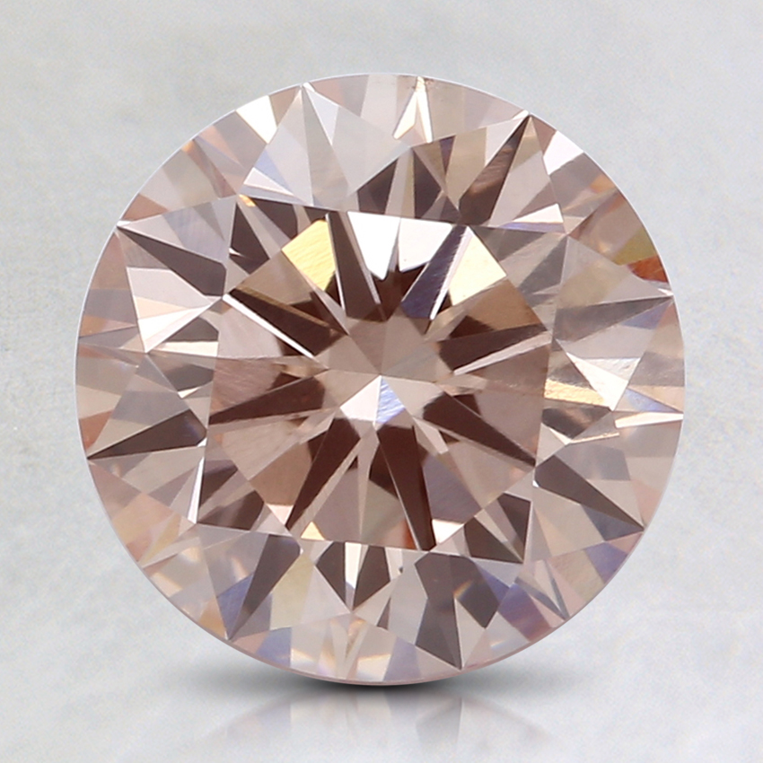2.01 Ct. Fancy Light Pinkish Orange Round Lab Grown Diamond