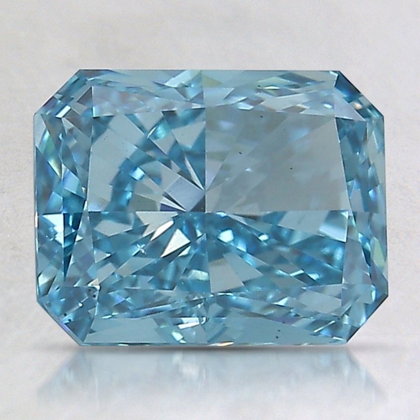 2.72 Ct. Fancy Vivid Blue Radiant Lab Grown Diamond