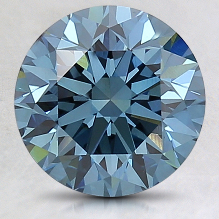 3.02 Ct. Fancy Deep Blue Round Lab Grown Diamond