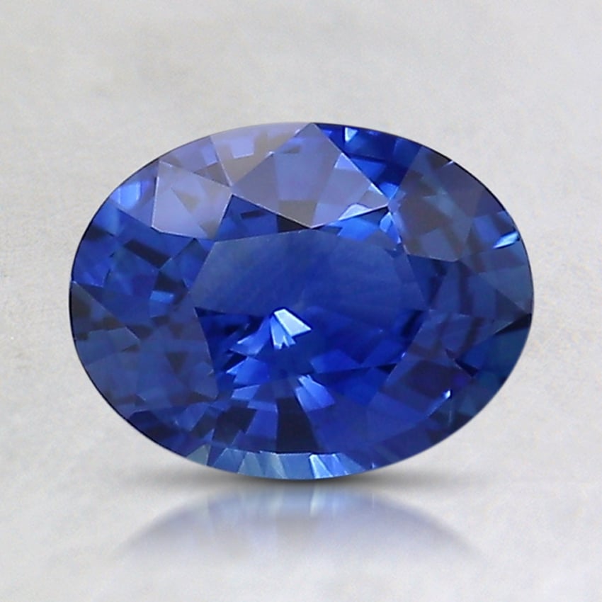 7.8x6.1mm Blue Oval Sapphire