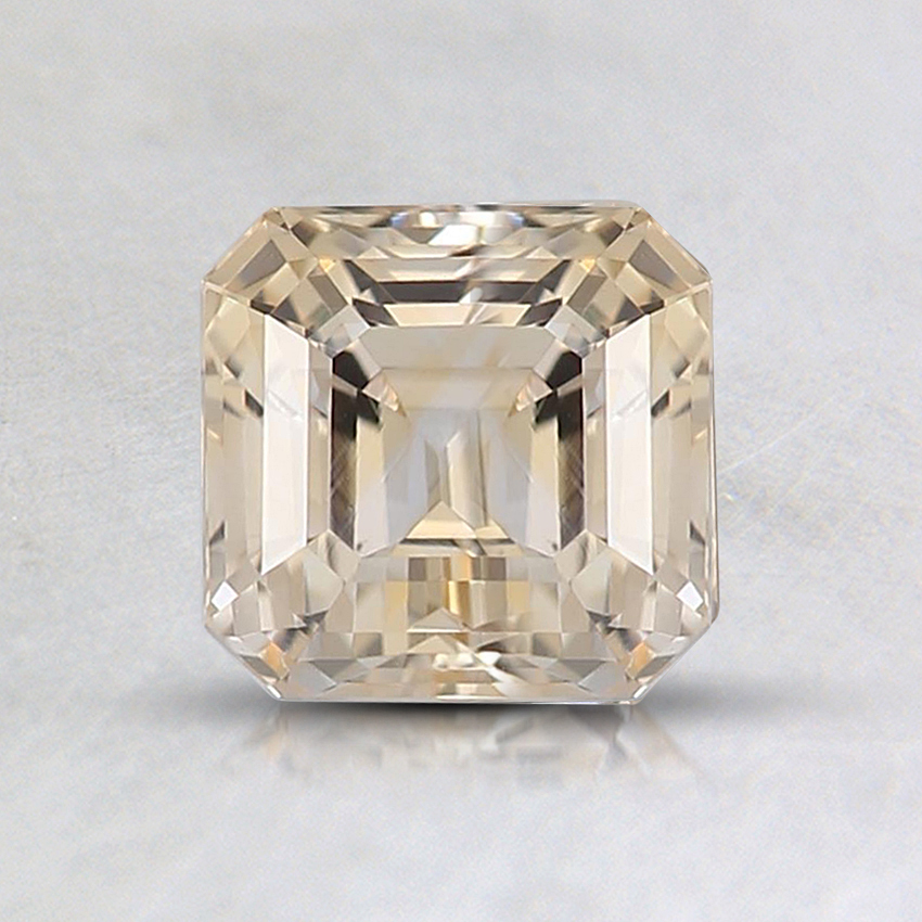 5.6x5.5mm Peach Asscher Sapphire