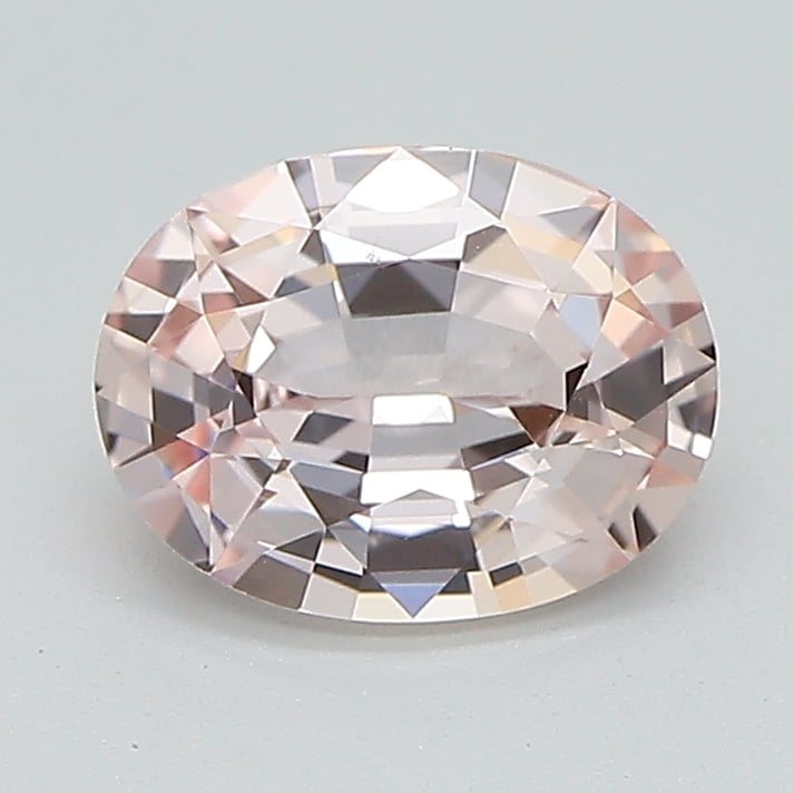 8.1x6.2mm Pink Oval Sapphire