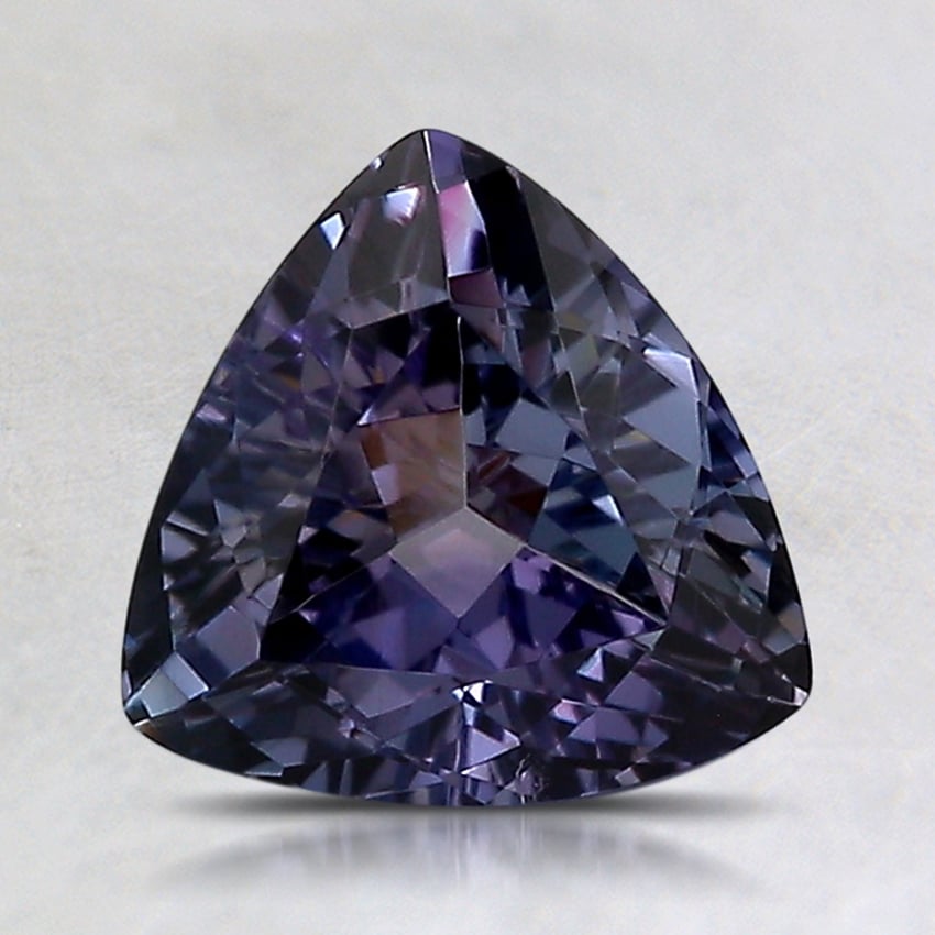 7.5x7.4mm Unheated Violet Trillion Tanzanite