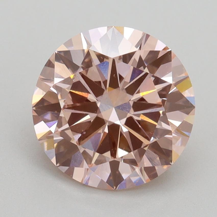 2.51 Ct. Fancy Intense Pink Round Lab Grown Diamond