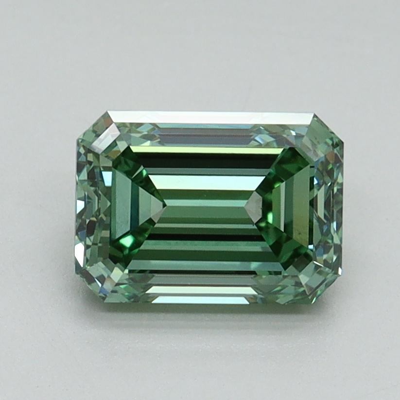1.50 Ct. Fancy Vivid Green Emerald Lab Grown Diamond