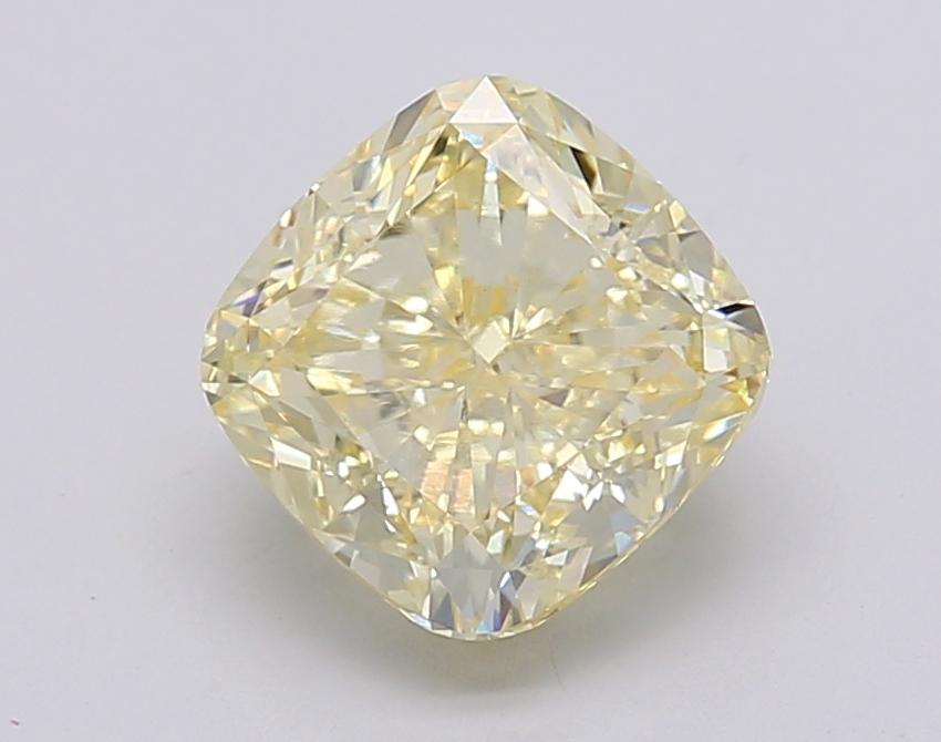 2.57 Ct. Fancy Intense Yellow Cushion Lab Grown Diamond