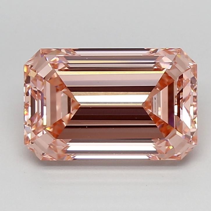 3.72 Ct. Fancy Intense Pink Emerald Lab Grown Diamond