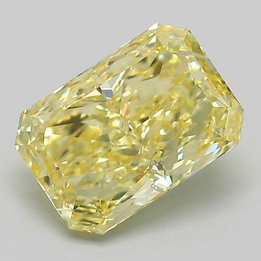 2.55 Ct. Fancy Intense Yellow Radiant Lab Grown Diamond