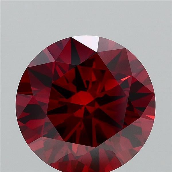 4.06 Ct. Fancy Brownish Orange Round Lab Grown Diamond