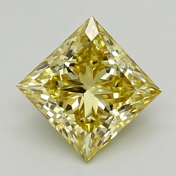 1.00 Ct. Fancy  Yellow Princess Lab Grown Diamond