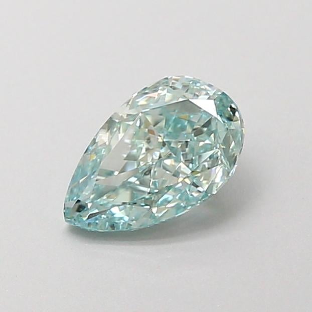 0.58 Ct. Fancy Intense  Green Pear Lab Grown Diamond
