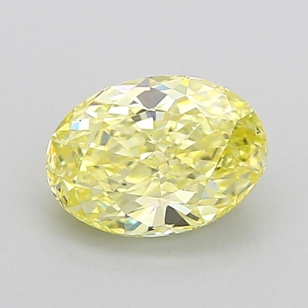 1.03 Ct. Fancy None Yellow Oval Lab Grown Diamond