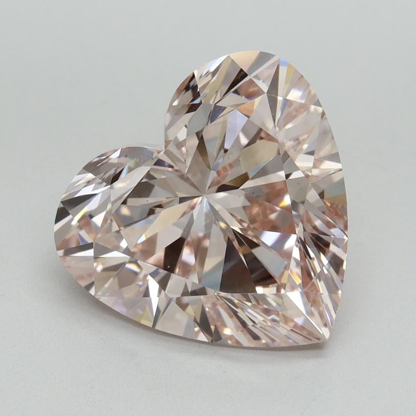 5.67 Ct. Fancy Light Pink Heart Lab Grown Diamond