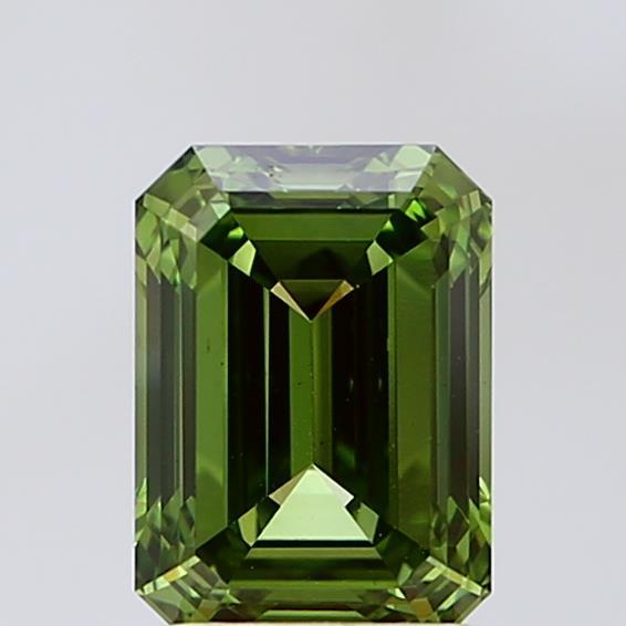 1.86 Ct. Fancy Vivid Green Emerald Lab Grown Diamond