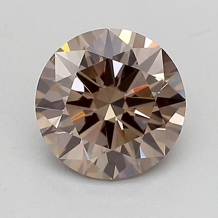 0.74 Ct. Fancy  Brown Round Lab Grown Diamond
