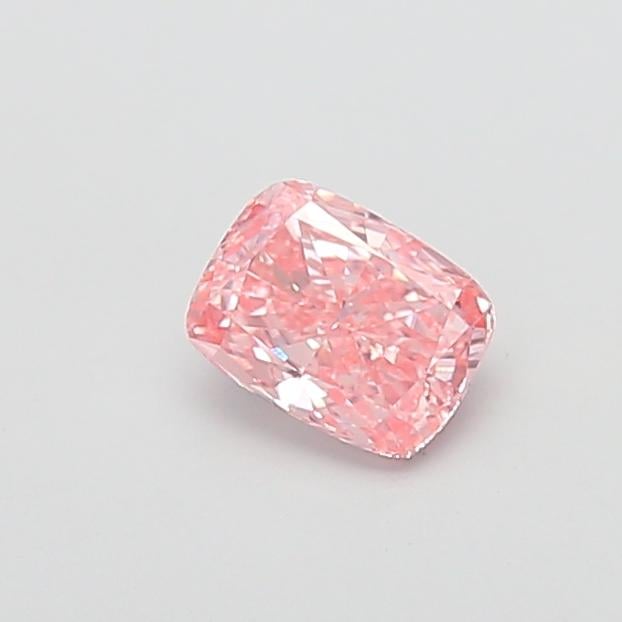 1.07 Ct. Fancy Vivid  Pink Cushion Lab Grown Diamond