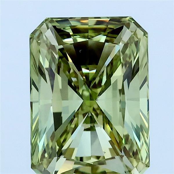 2.01 Ct. Fancy Green Radiant Lab Grown Diamond