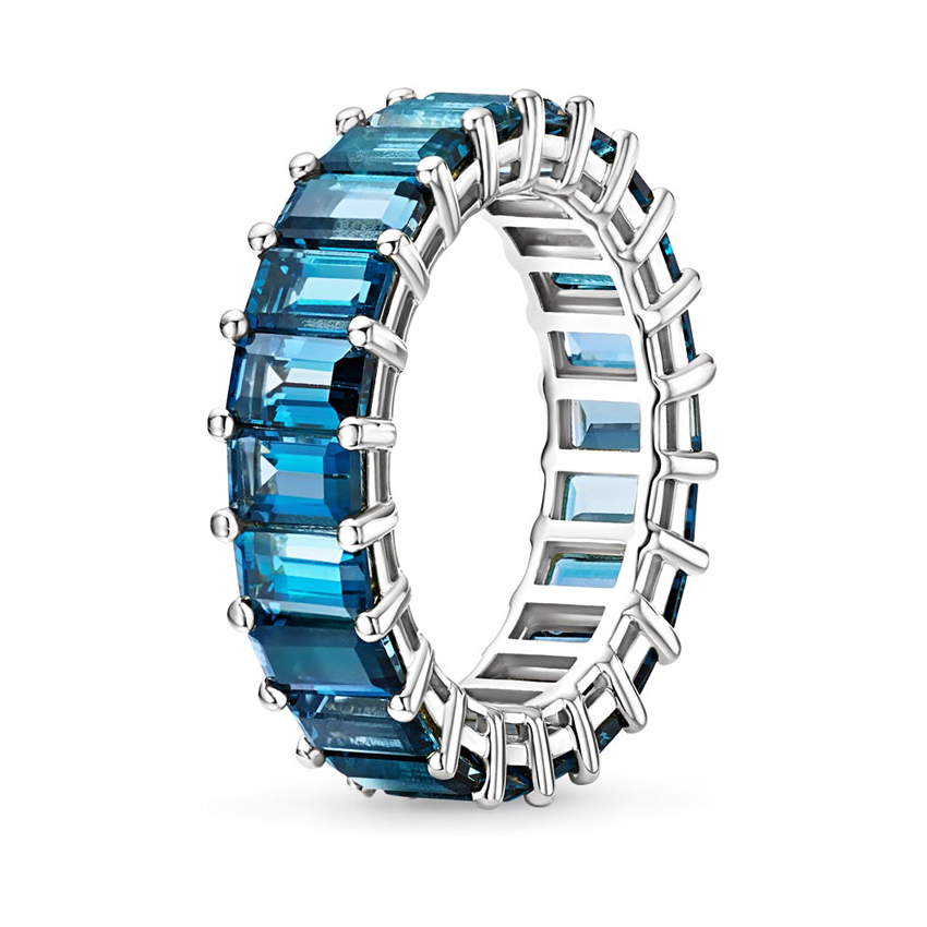 Eternity London Blue Topaz Cocktail Ring Brilliant Earth